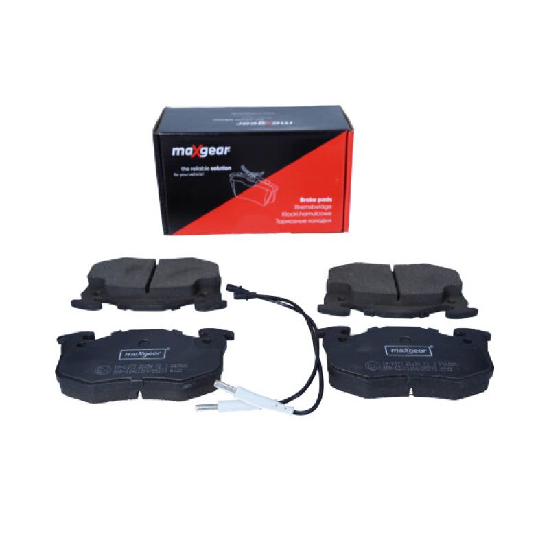 Jeu de 4 plaquettes de frein avant MAXGEAR 19-0473 - Visuel 1