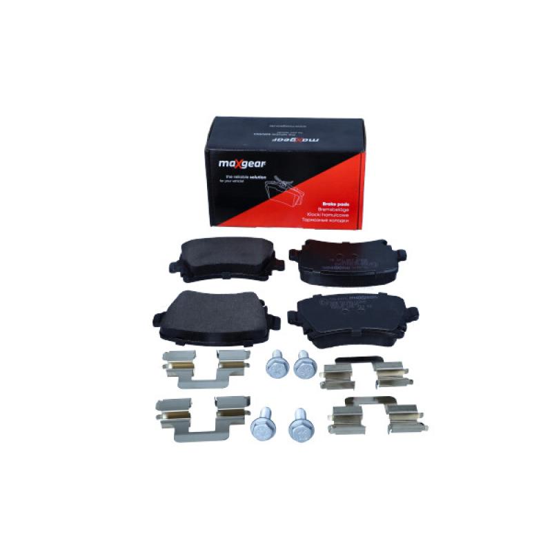 Jeu de 4 plaquettes de frein arrière MAXGEAR 19-0475 - Visuel 1