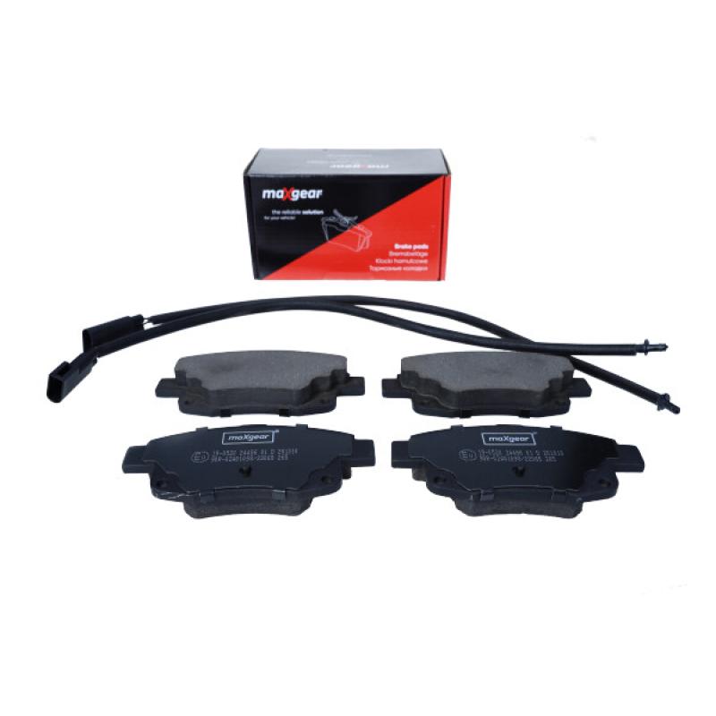 Jeu de 4 plaquettes de frein arrière MAXGEAR 19-0520 - Visuel 1