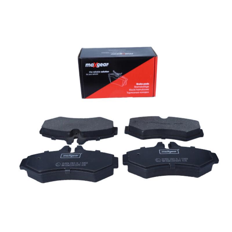 Jeu de 4 plaquettes de frein arrière MAXGEAR 19-0534 - Visuel 1