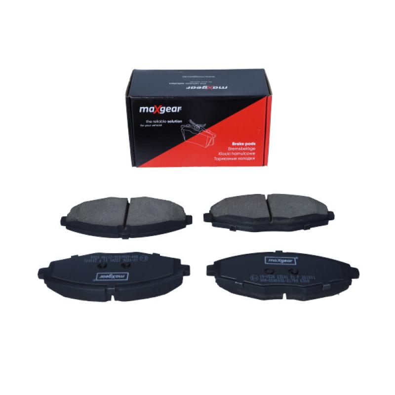 Jeu de 4 plaquettes de frein avant MAXGEAR 19-0536 - Visuel 1