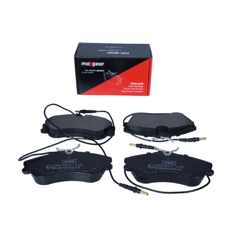 Jeu de 4 plaquettes de frein avant MAXGEAR 19-0549 - Visuel 1