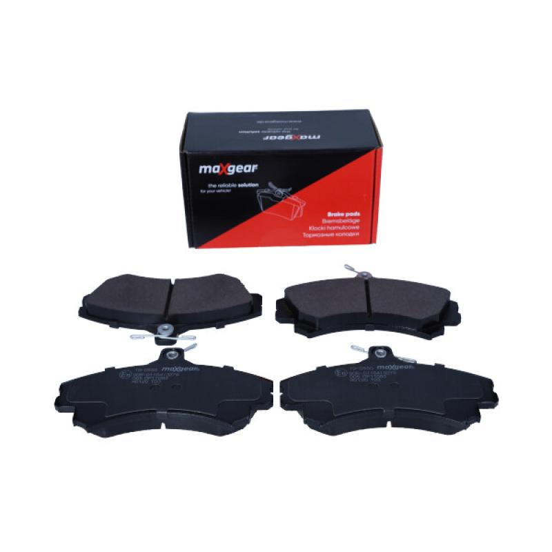 Jeu de 4 plaquettes de frein avant MAXGEAR 19-0550 - Visuel 1