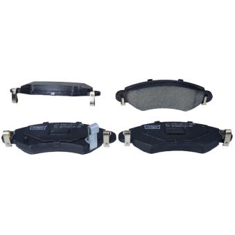 Jeu de 4 plaquettes de frein avant MAXGEAR OEM 1605976