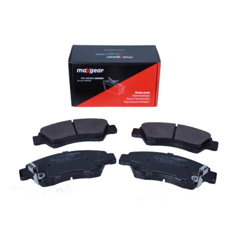 Jeu de 4 plaquettes de frein avant MAXGEAR 19-0562 - Visuel 1