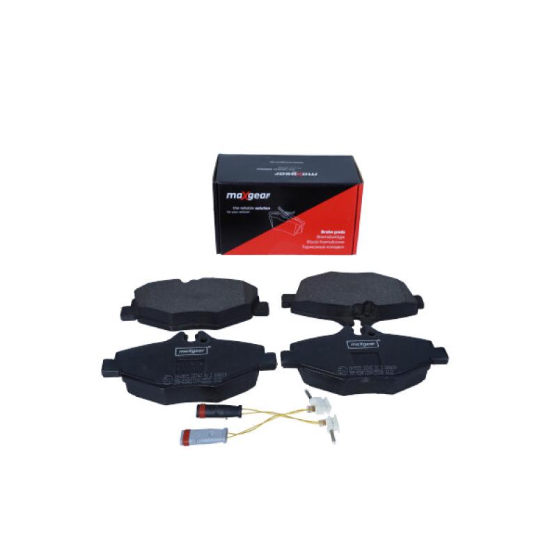Jeu de 4 plaquettes de frein arrière MAXGEAR 19-0572 - Visuel 1