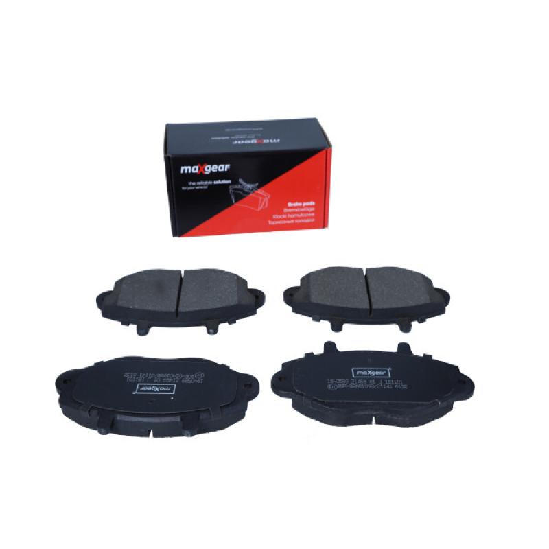 Jeu de 4 plaquettes de frein avant MAXGEAR 19-0589 - Visuel 1