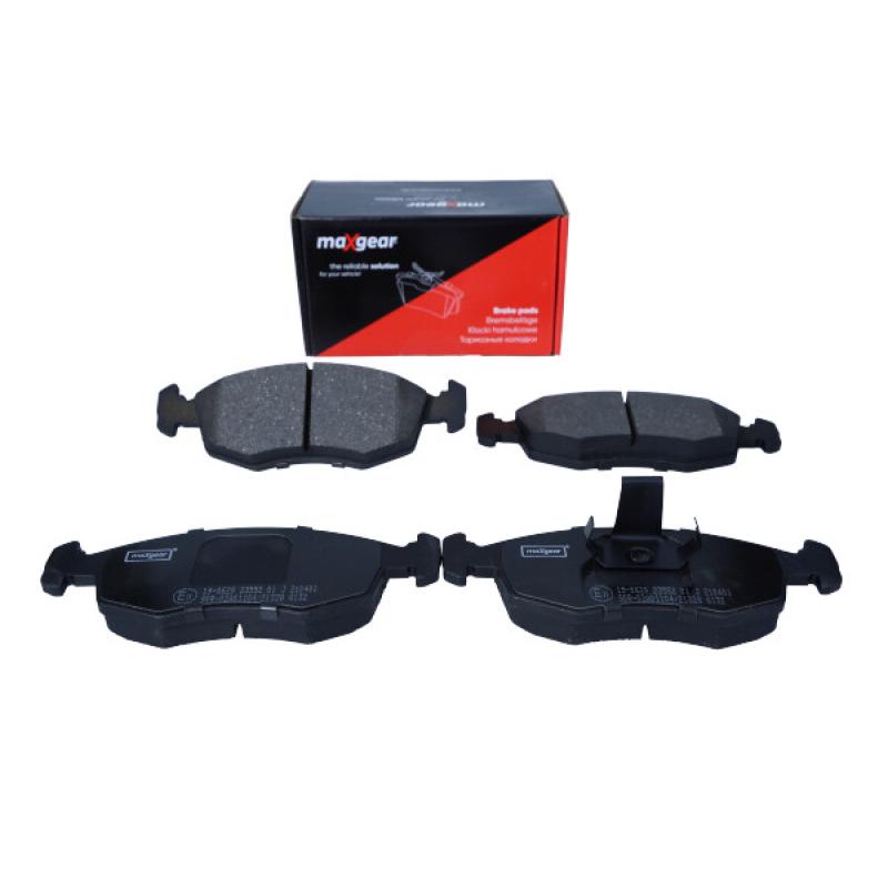 Jeu de 4 plaquettes de frein avant MAXGEAR 19-0629 - Visuel 1