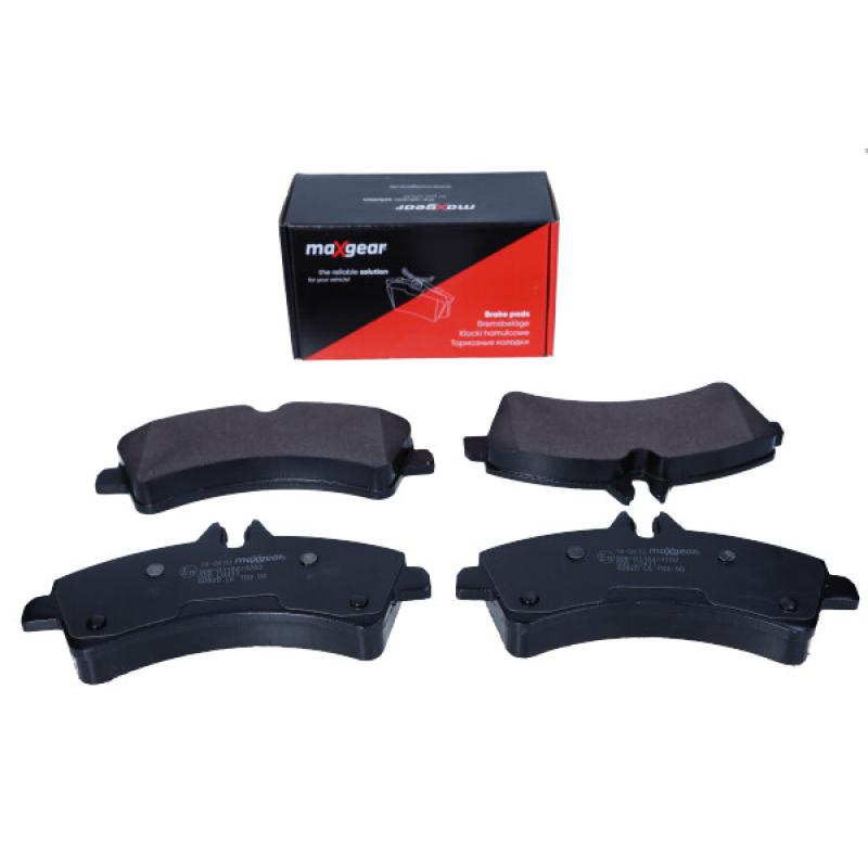 Jeu de 4 plaquettes de frein arrière MAXGEAR 19-0670 - Visuel 1