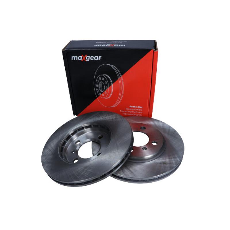 Jeu de 2 disques de frein avant MAXGEAR 19-0691 - Visuel 1