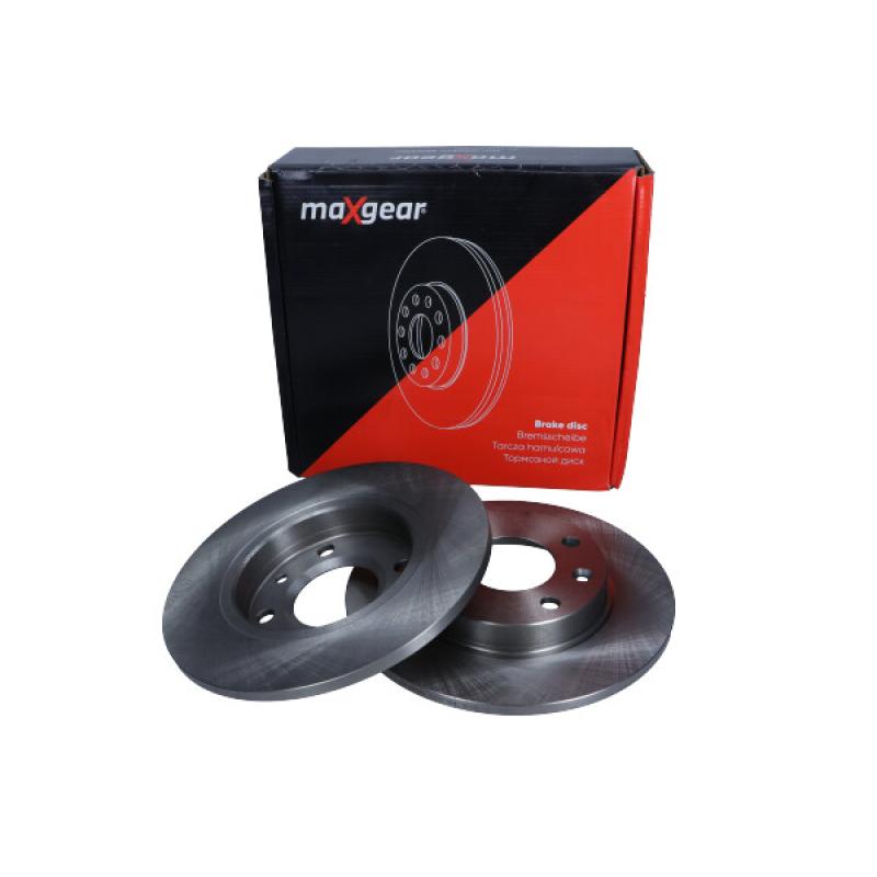 Jeu de 2 disques de frein arrière MAXGEAR 19-0698 - Visuel 1