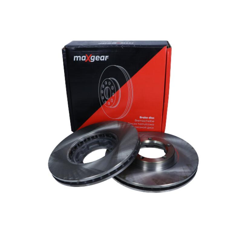 Jeu de 2 disques de frein avant MAXGEAR 19-0706 - Visuel 1