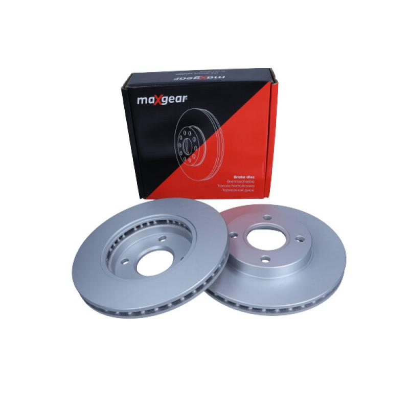 Jeu de 2 disques de frein avant MAXGEAR 19-0710MAX - Visuel 1