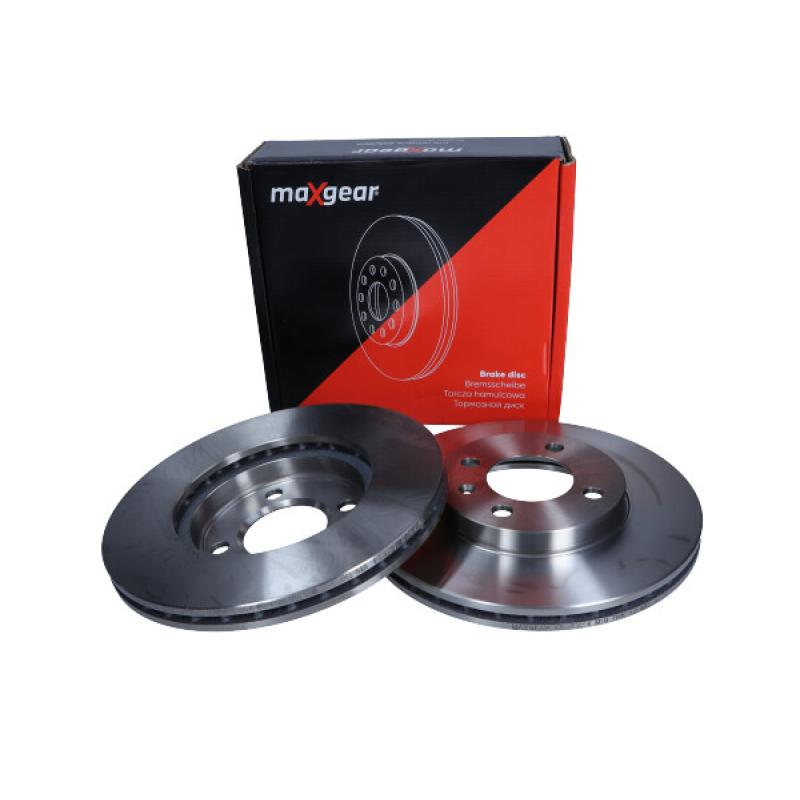 Jeu de 2 disques de frein avant MAXGEAR 19-0754 - Visuel 1