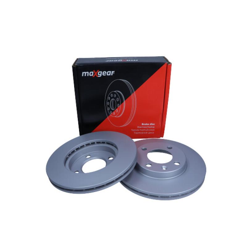 Jeu de 2 disques de frein avant MAXGEAR 19-0755MAX - Visuel 1