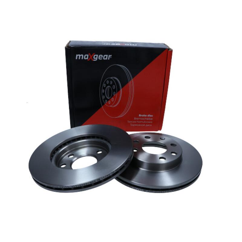 Jeu de 2 disques de frein avant MAXGEAR 19-0818 - Visuel 1