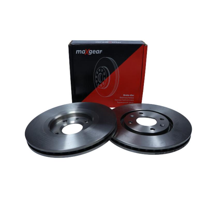 Jeu de 2 disques de frein arrière MAXGEAR 19-0842 - Visuel 1