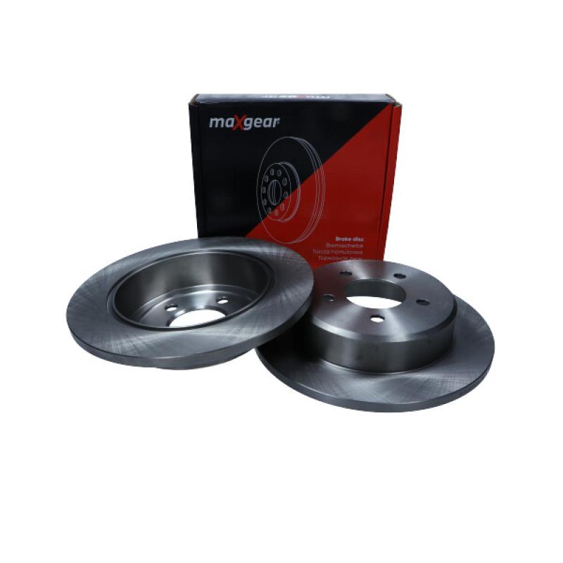 Jeu de 2 disques de frein arrière MAXGEAR 19-0912 - Visuel 1