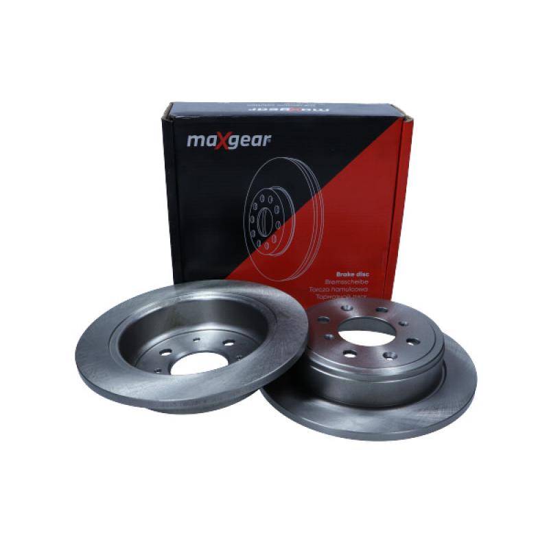 Jeu de 2 disques de frein arrière MAXGEAR 19-0921 - Visuel 1