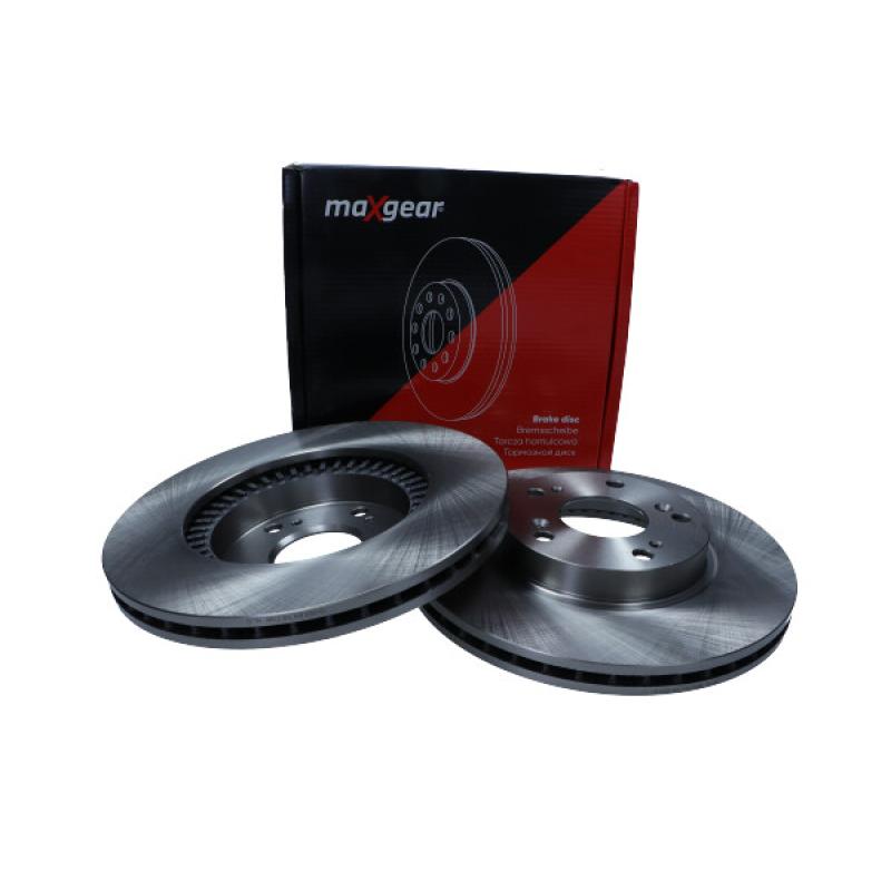 Jeu de 2 disques de frein avant MAXGEAR 19-0925 - Visuel 1