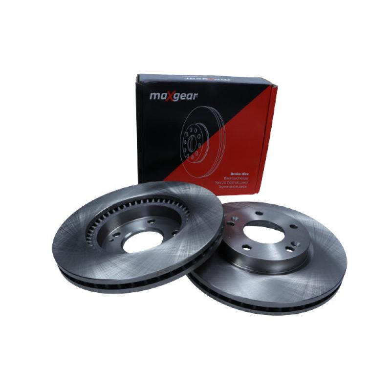 Jeu de 2 disques de frein avant MAXGEAR 19-0939 - Visuel 1