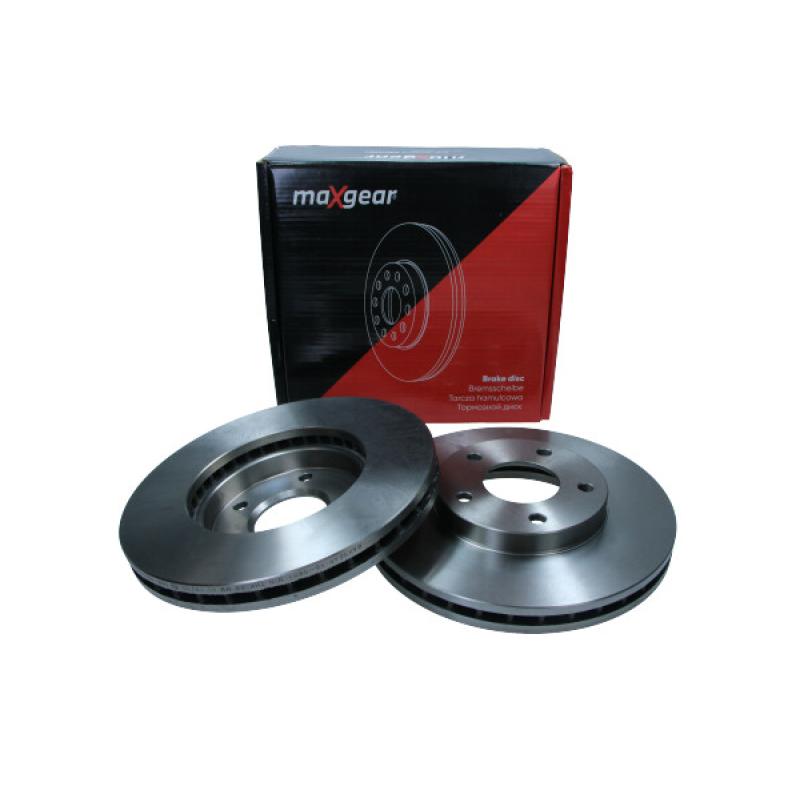 Jeu de 2 disques de frein avant MAXGEAR 19-0951 - Visuel 1