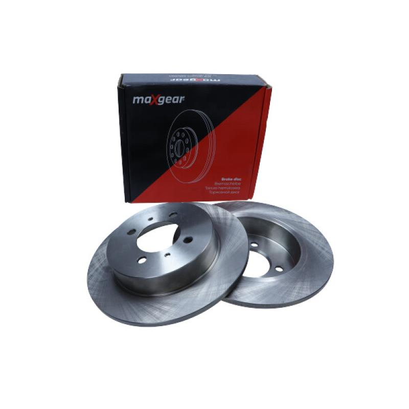 Jeu de 2 disques de frein arrière MAXGEAR 19-0956 - Visuel 1