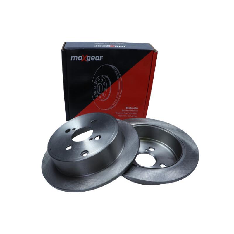 Jeu de 2 disques de frein arrière MAXGEAR 19-0962 - Visuel 1