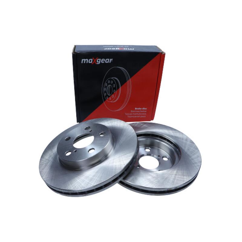 Jeu de 2 disques de frein avant MAXGEAR 19-0967 - Visuel 1