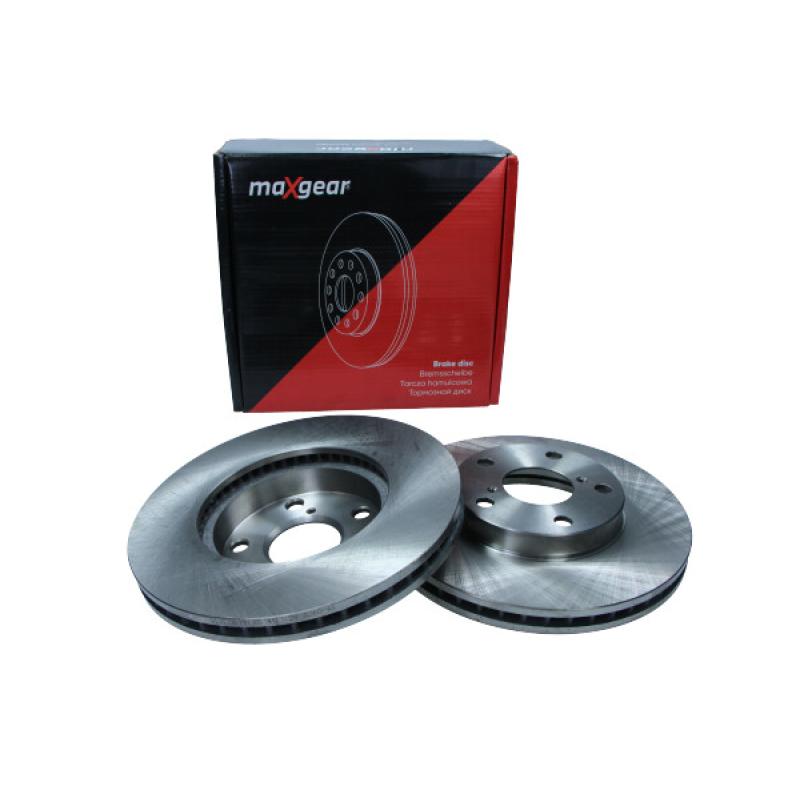 Jeu de 2 disques de frein avant MAXGEAR 19-0973 - Visuel 1