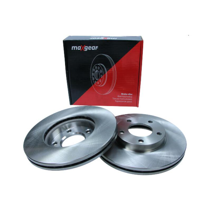 Jeu de 2 disques de frein avant MAXGEAR 19-1012 - Visuel 1