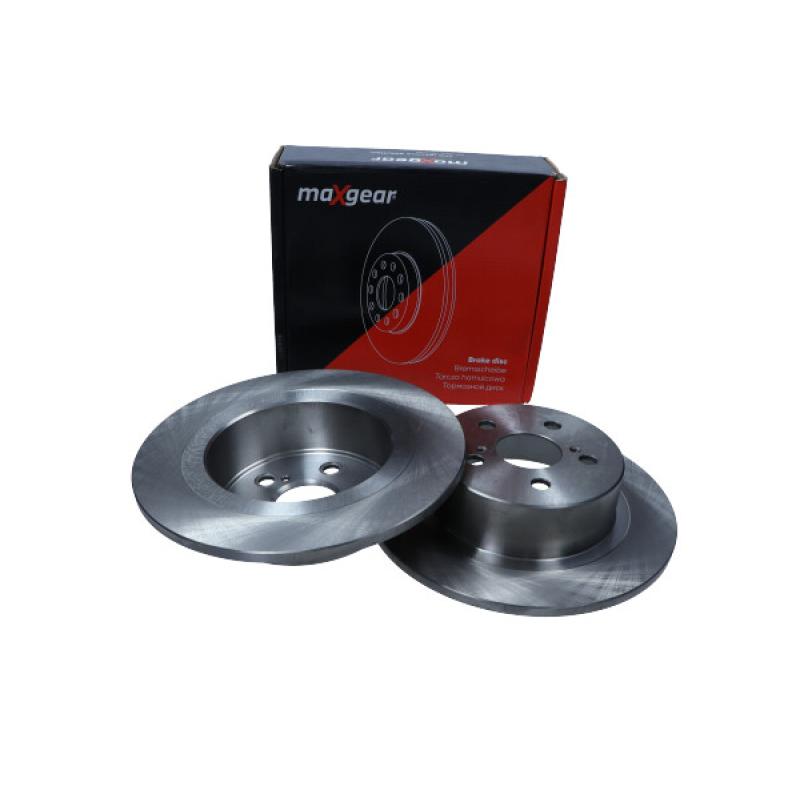 Jeu de 2 disques de frein arrière MAXGEAR 19-1013 - Visuel 1
