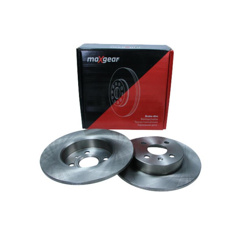 Jeu de 2 disques de frein arrière MAXGEAR 19-1020 - Visuel 1