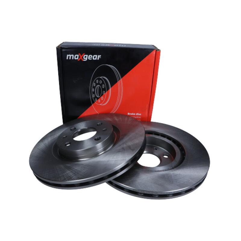 Jeu de 2 disques de frein avant MAXGEAR 19-1025 - Visuel 1