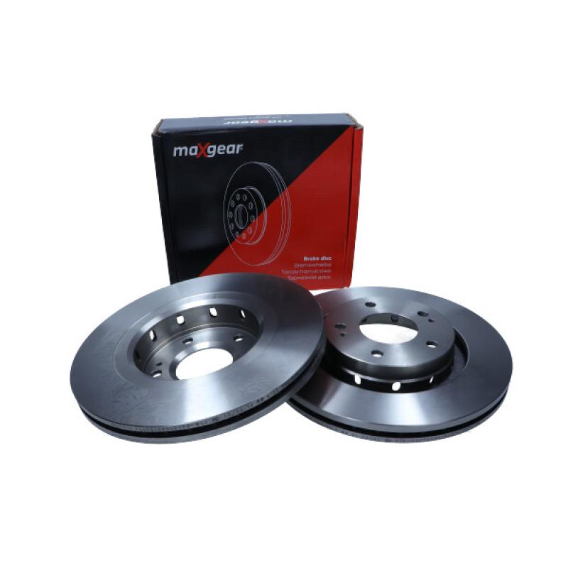Jeu de 2 disques de frein avant MAXGEAR 19-1057 - Visuel 1