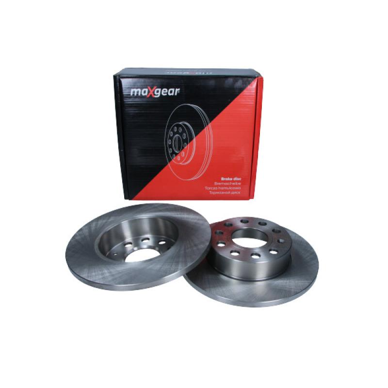 Jeu de 2 disques de frein arrière MAXGEAR 19-1058 - Visuel 1