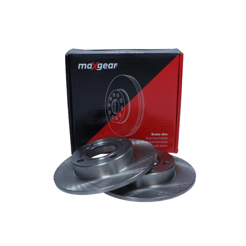 Jeu de 2 disques de frein arrière MAXGEAR 19-1208 - Visuel 2