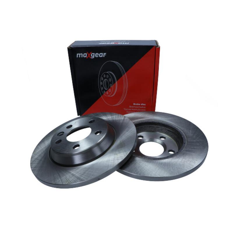 Jeu de 2 disques de frein arrière MAXGEAR 19-1218 - Visuel 1