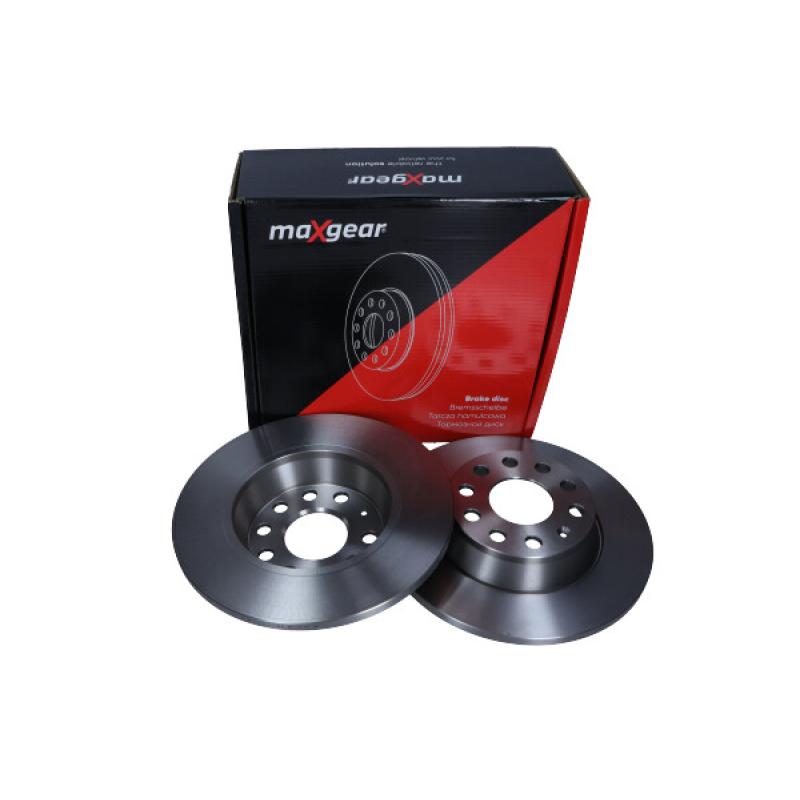 Jeu de 2 disques de frein arrière MAXGEAR 19-1229 - Visuel 1