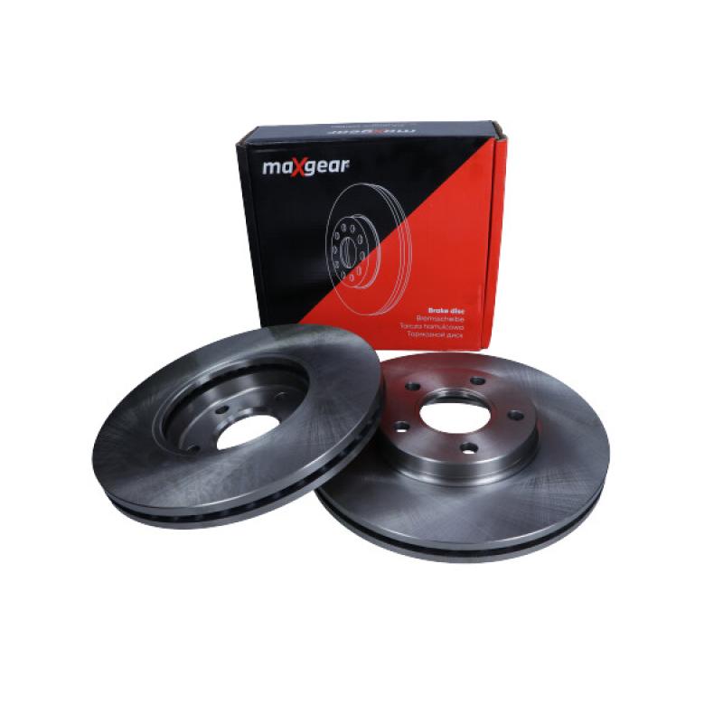 Jeu de 2 disques de frein avant MAXGEAR 19-1257 - Visuel 1