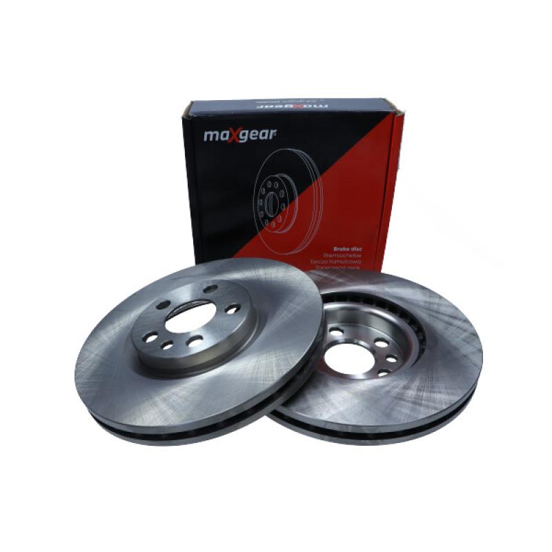 Jeu de 2 disques de frein avant MAXGEAR 19-1291 - Visuel 1