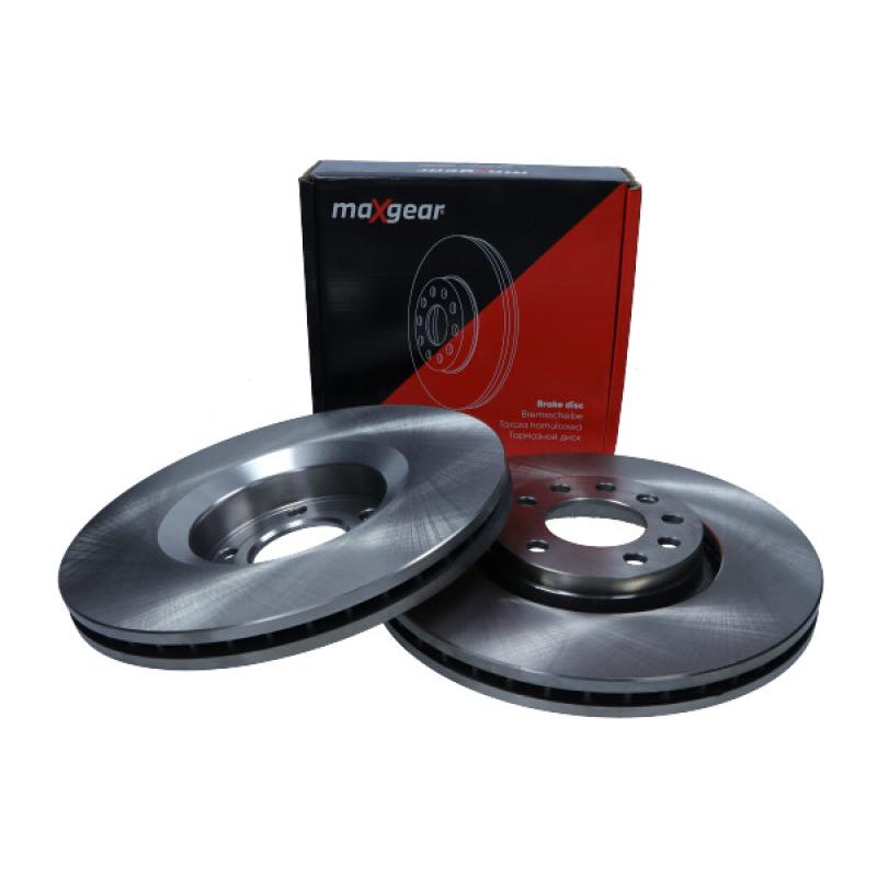 Jeu de 2 disques de frein avant MAXGEAR 19-1318 - Visuel 1
