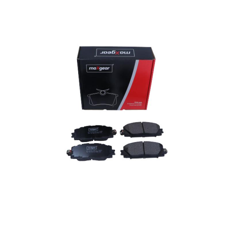Jeu de 4 plaquettes de frein avant MAXGEAR 19-1537 - Visuel 1