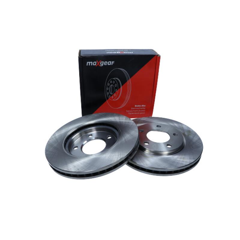Jeu de 2 disques de frein avant MAXGEAR 19-1800 - Visuel 1