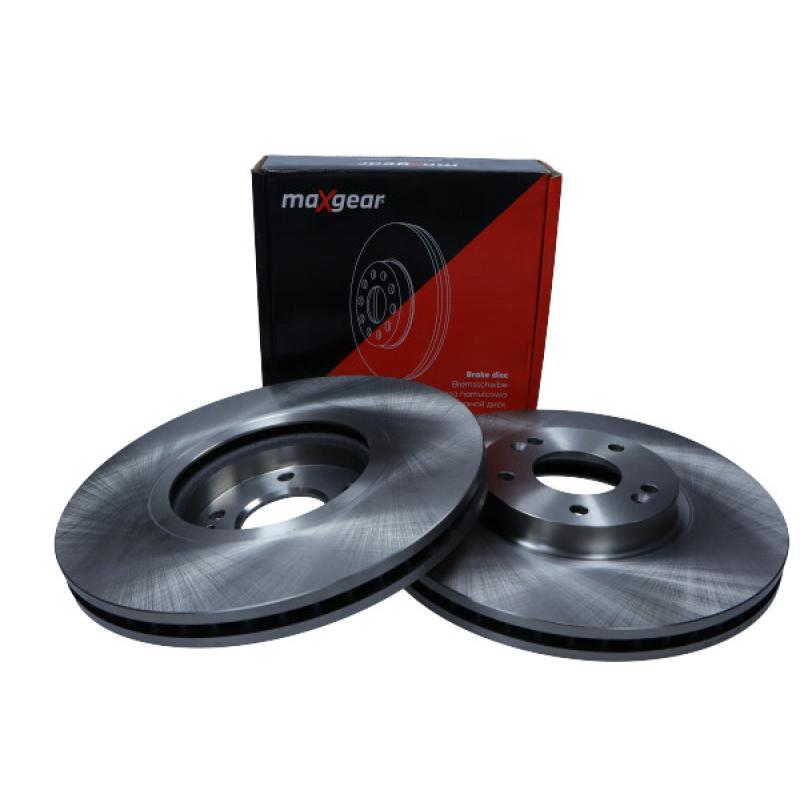 Jeu de 2 disques de frein avant MAXGEAR 19-1812 - Visuel 1