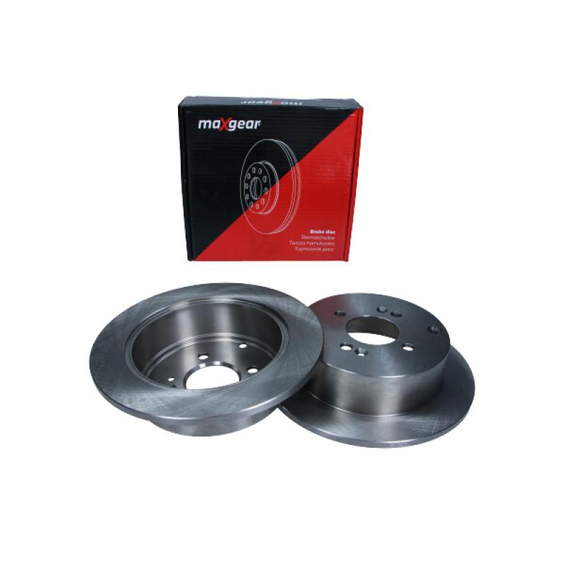 Jeu de 2 disques de frein arrière MAXGEAR 19-1842 - Visuel 1