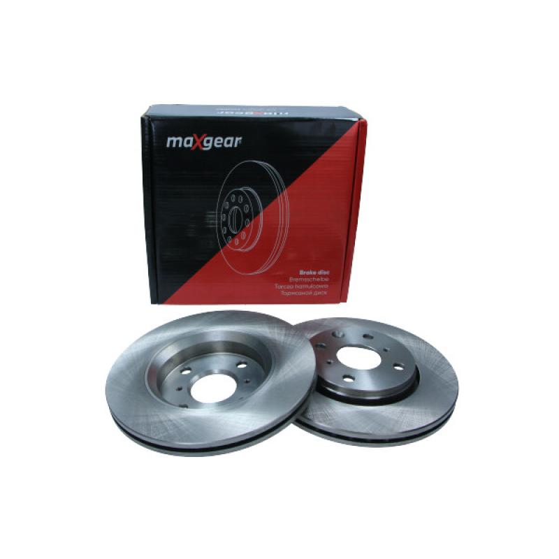 Jeu de 2 disques de frein avant MAXGEAR 19-1844 - Visuel 1