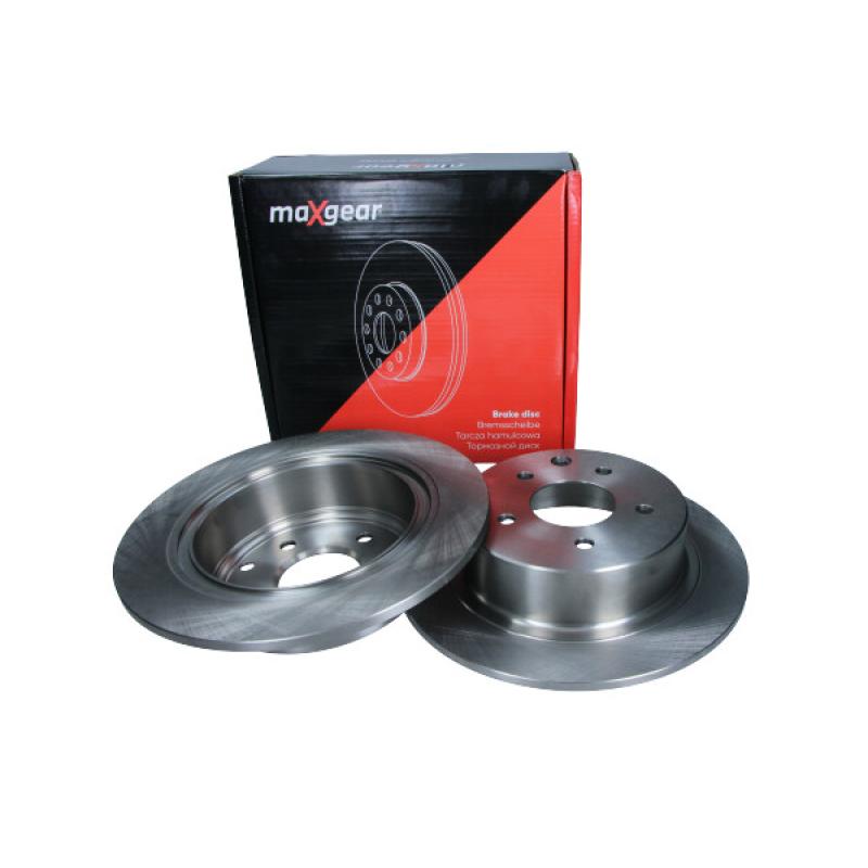 Jeu de 2 disques de frein arrière MAXGEAR 19-1851 - Visuel 1