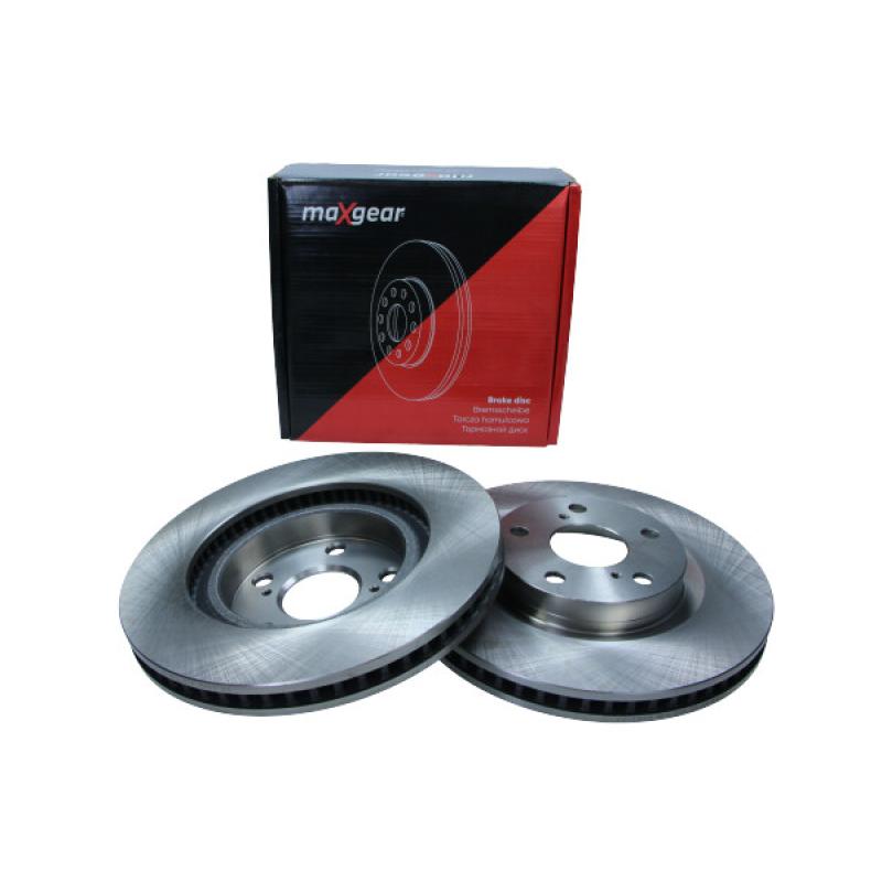 Jeu de 2 disques de frein avant MAXGEAR 19-1866 - Visuel 1