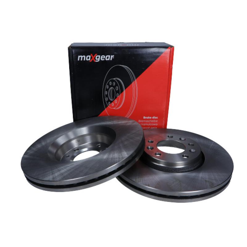 Jeu de 2 disques de frein avant MAXGEAR 19-1877 - Visuel 1